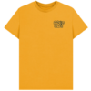 mustard little navy logo tee